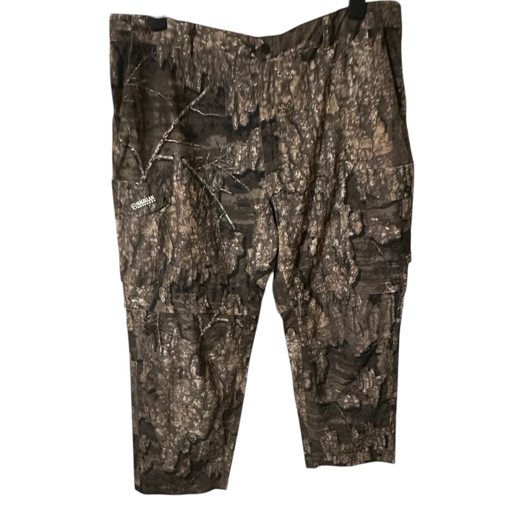 Magellan Mens 2XL Realtree Timber Convertible Camo Cargo Pant Lightweight